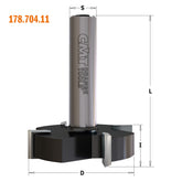 CMT 178.701.11 SPOILBOARD SURFACING ROUTER CUTTER D=1”x1/4”x3”   S=1/4”  RH